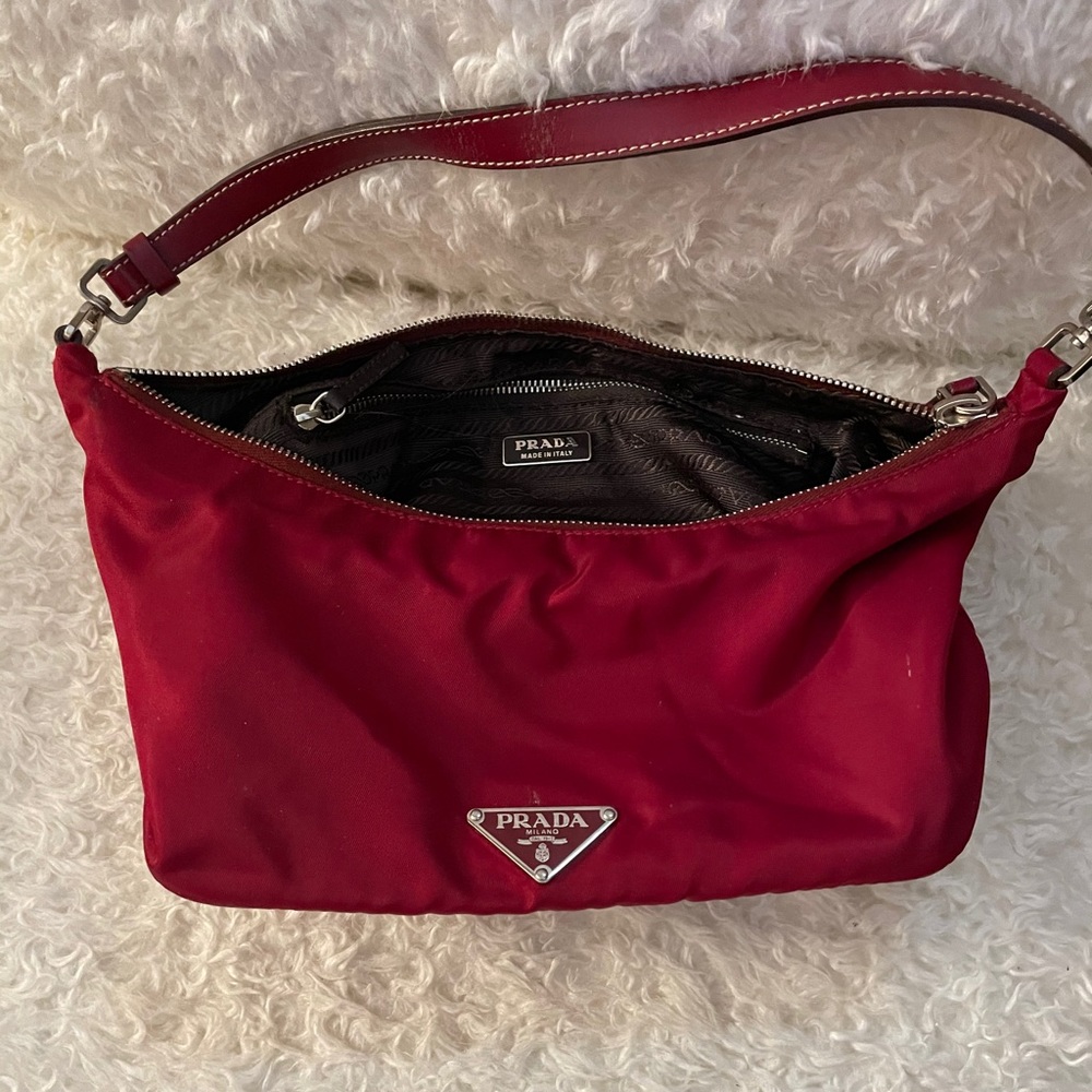 Prada Zip Shoulder Bag